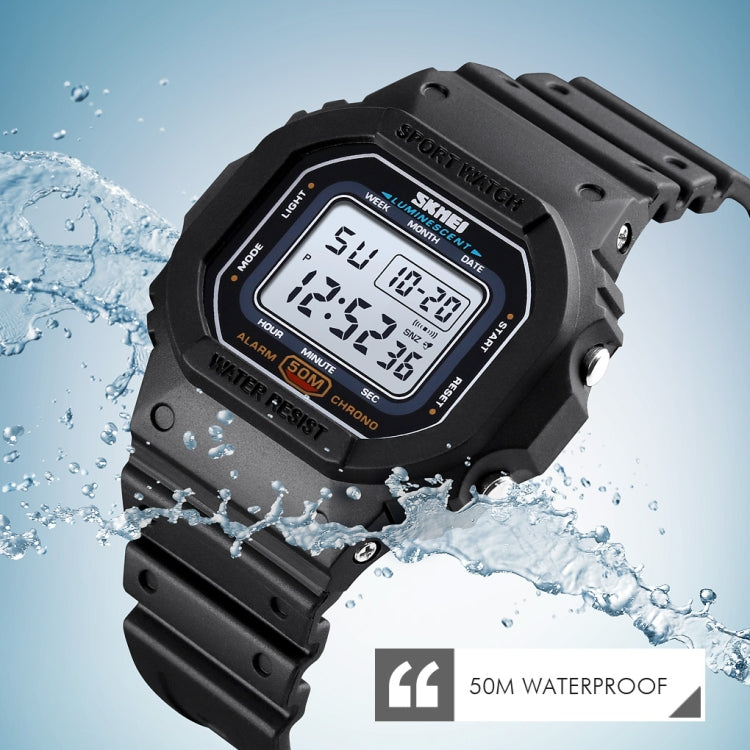 skmei-1608-multi-function-student-electronic-watch-waterproof-timing-silicone-sports-watchblue